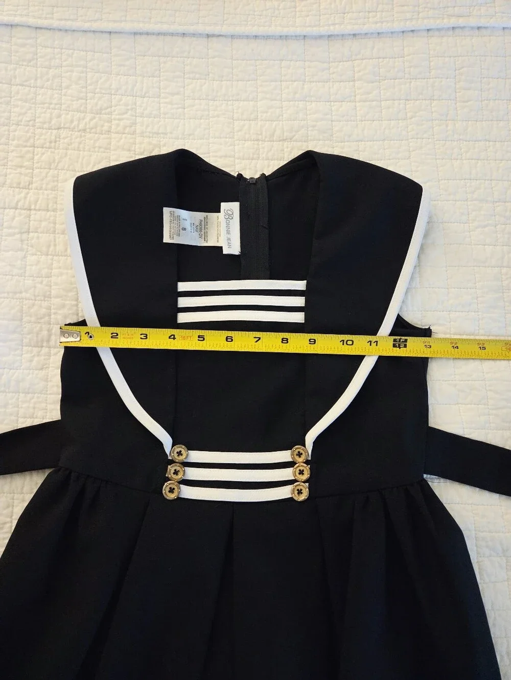 Bonnie Jean Sailor Dress Girls 8
